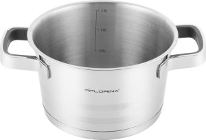 Florina Komplet garnków nierdzewnych Florina Smart 1,5 l i 2 l i 2,5 l 4,5 l 5