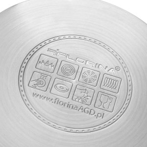 Florina Komplet garnków nierdzewnych Florina Smart 1,5 l i 2 l i 2,5 l 4,5 l 8