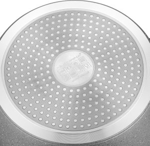 Florina Garnek kamienny z pokrywką na indukcję i gaz Lava Stone 16 cm 1,2 l 6