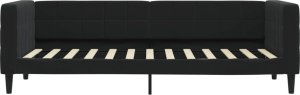 vidaXL vidaXL Sofa rozsuwana, czarna, 80x200 cm, aksamit 7