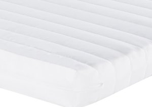 vidaXL vidaXL Sofa rozsuwana z materacami, jasnoszara, 80x200 cm, aksamit 10