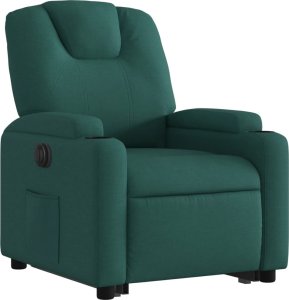 vidaXL vidaXL Podnoszony fotel masujący, elektryczny, rozkładany, zielony 4