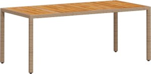 vidaXL vidaXL 9-cz. zestaw mebli ogrodowych z poduszkami, beżowy, polirattan 4