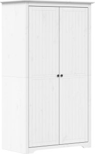 vidaXL vidaXL Szafa BODO, biała, 99x53,5x173 cm, lite drewno sosnowe 2