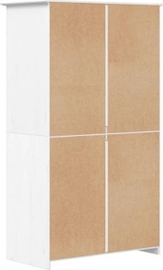 vidaXL vidaXL Szafa BODO, biała, 99x53,5x173 cm, lite drewno sosnowe 6