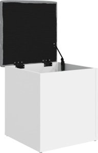 vidaXL vidaXL Ławka ze schowkiem, biała, 42x42x45 cm, materiał drewnopochodny 4