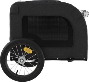 vidaXL vidaXL Przyczepka rowerowa dla zwierząt, tkanina Oxford i żelazo 7