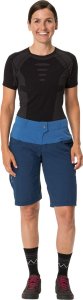 Vaude Spodenki rowerowe damskie z wkładką Qimsa - granatowe 36 5