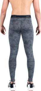 SAXX Leginsy sportowe długie męskie 2w1 SAXX KINETIC Optic Camo- szare M 2