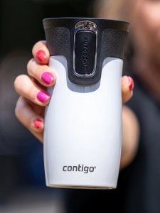 Contigo Kubek termiczny Contigo West Loop Mini 300ml - biały metalik 2