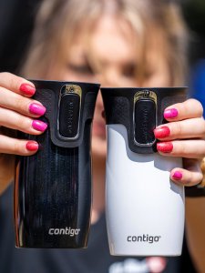 Contigo Kubek termiczny Contigo West Loop Mini 300ml - biały metalik 3
