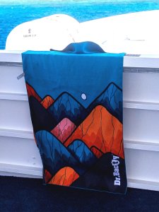 Dr.Bacty Ręcznik szybkoschnący dwustronny Dr.Bacty 60x130  Blue Moutain 2