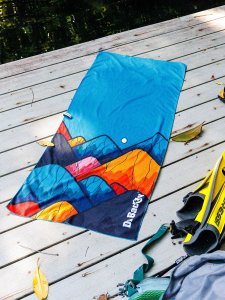 Dr.Bacty Ręcznik szybkoschnący dwustronny Dr.Bacty 60x130  Blue Moutain 3