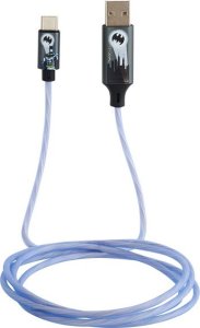 Kabel USB Batman USB-C - Lightning 1.2 m Niebieski (GSM176122) 1