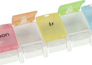 KIK Pojemnik organizer na tabletki leki tygodniowy 7dni PL 3