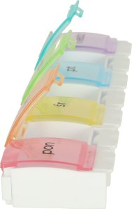 KIK Pojemnik organizer na tabletki leki tygodniowy 7dni PL 4