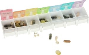 KIK Pojemnik organizer na tabletki leki tygodniowy 7dni PL 5