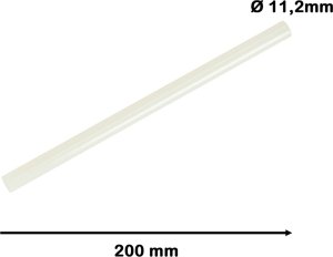 Pistolet do kleju KIK Klej na gorąco wkłady do pistoletu 11mm x 200mm 1kg 2