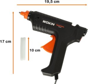 Pistolet do kleju KIK WOKIN Pistolet do kleju klejenia na gorąco 15W + wkłady 11,2mm 2