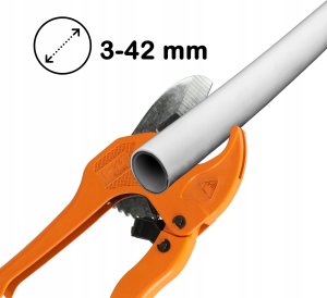KIK WOKIN Nożyce obcinak do cięcia rur PCV PPR PU PE średnica 3-42 mm 4