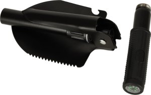 KIK Saperka wojskowa składana łopata szpadel wielofunkcyjny surivalowy kompas piła otwieracz 6