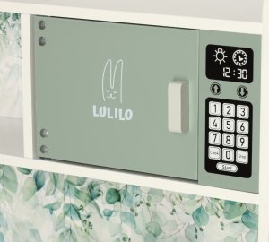 KIK Kuchnia drewniana MDF LULILO Saliko z ekspresem 85cm 16