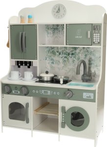 KIK Kuchnia drewniana MDF LULILO Saliko z ekspresem 85cm 3