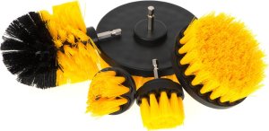 KIK Szczotki na wiertarkę wkrętarkę sprzątające czyszczące wielozadaniowe zestaw 5 sztuk 5