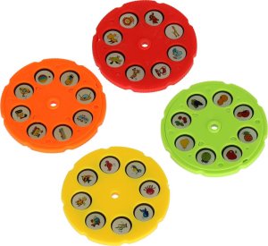 KIK Projektor rzutnik kalka do nauki rysowania dla dzieci slajdy fioletowy 5