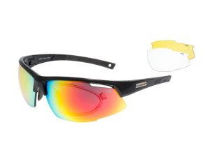 Goggle Okulary przeciwsłoneczne czarno-szare (E865-2R) 1