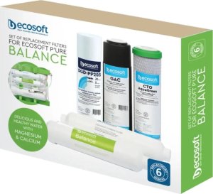 Ecosoft Ecosoft Pure Balance Zestaw 5 wkładów do filtra osmozy 3