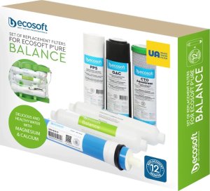 Ecosoft Pure Balance Zestaw 6 filtrów do systemów odwróconej osmozy 3