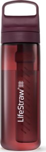 LifeStraw LifeStraw Go 2.0 Czerwona butelka filtrująca 0,65L Merlot Me Away 2