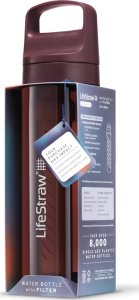LifeStraw LifeStraw Go 2.0 Czerwona butelka filtrująca 0,65L Merlot Me Away 3