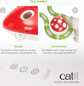 Catit CATIT Senses Mushroom Zabawka dla kota 15 x 24 cm 3