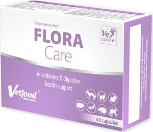 Vetfood VETFOOD Flora Care 60 kapsułek 1