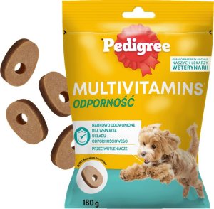 Pedigree PEDIGREE Multivitamins Odporność - karma uzupełniająca dla dorosłych psów, o smaku kurczaka 180 g 1