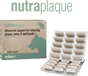 Nutravet Nutraplaque For Dogs & Cats 60kaps - Zaawansowane wsparcie w redukcji płytki nazębnej, kamienia nazębnego i nieświeżego oddechu 2