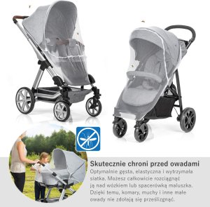 Reer Moskitiera do wózka gondoli spacerówki uniw REER 3