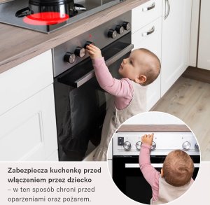 Reer Osłona nakładka pokręteł kurków kuchenki REER 4