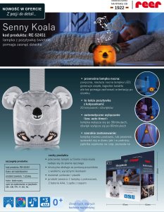 Reer Lampka nocna LED pozytywka 20 odgłosów timer REER 14