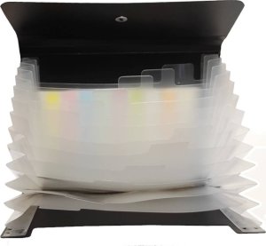 Biurfol Teczka organizer 13 przegrodami harmonijkowy 12x18cm 3