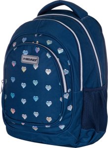 Plecak turystyczny Astra Plecak szkolny Splash Hearts HOLO serca AB330 3 komorowy 20l HEAD 3