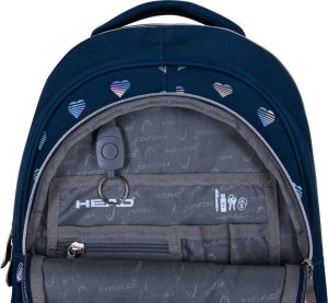 Plecak turystyczny Astra Plecak szkolny Splash Hearts HOLO serca AB330 3 komorowy 20l HEAD 6
