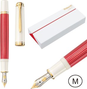 Pelikan Pióro wieczne Souvern M600 M Red-White na prezent premium PELIKAN 1