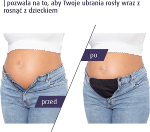 Pas ciążowy Reer Przedłużka powiększacz pasa spodni pas ciążowy REER 5