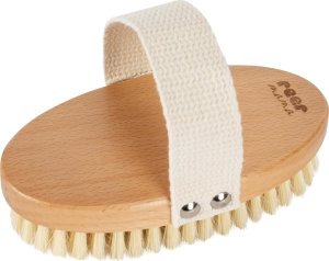 Reer Szczotka do masażu ciała na sucho antycellulitowa włosie dzika REER 8