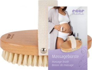 Reer Szczotka do masażu ciała na sucho antycellulitowa włosie dzika REER 9