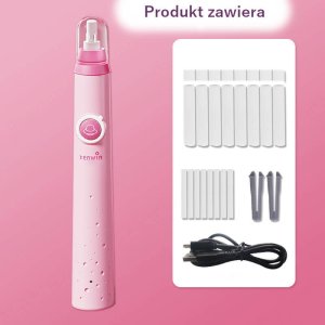 Tenwin Gumka elektryczna akumulator USB-C +16wkładów TENWIN TE-ZD9101 2