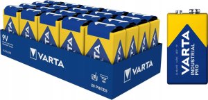 Varta Bateria 9V Industrial 6LR 61 6F22 PP3 MN1604 4022211111 VARTA 20szt 1